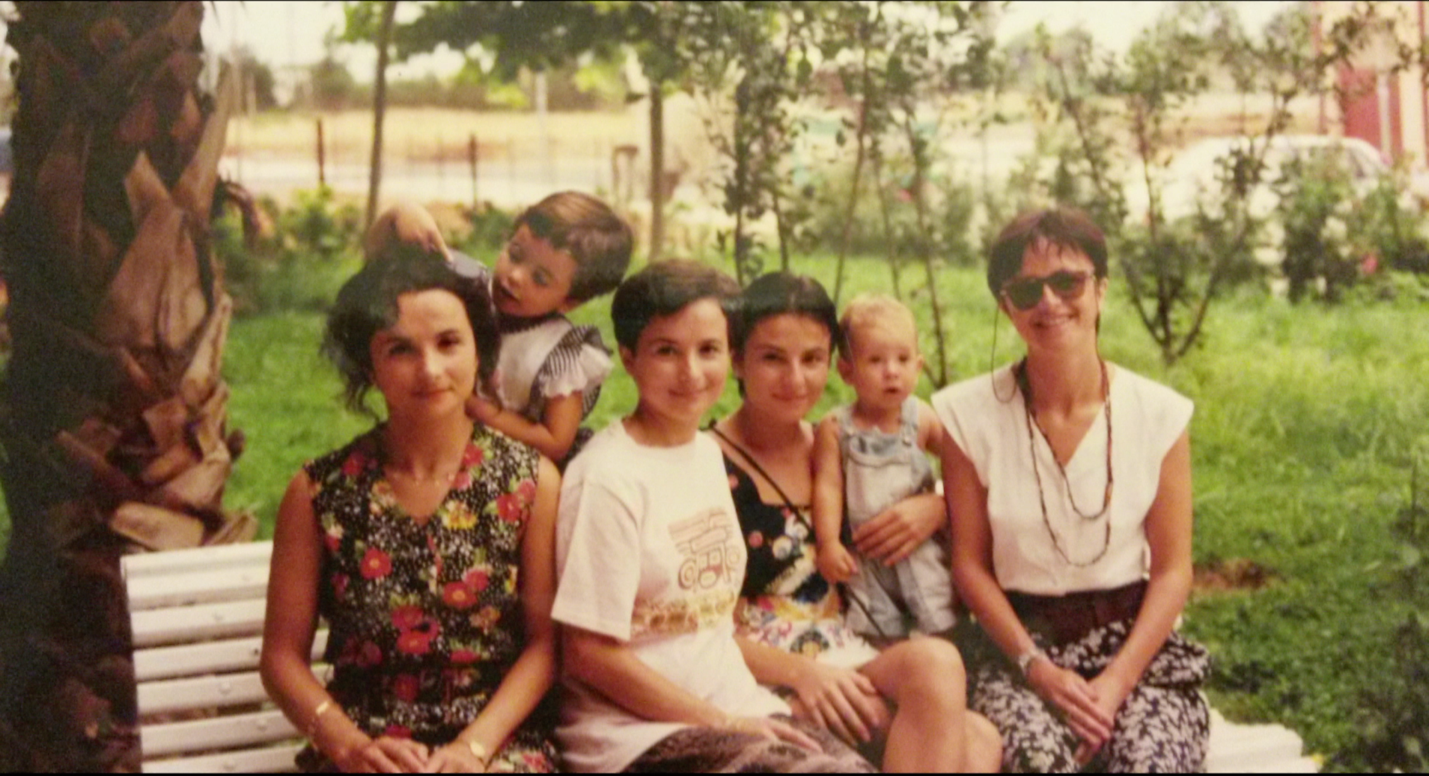 Rosa, Maika, Beatriz y Mila